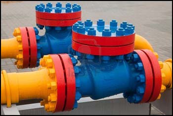 coloured pipe flange